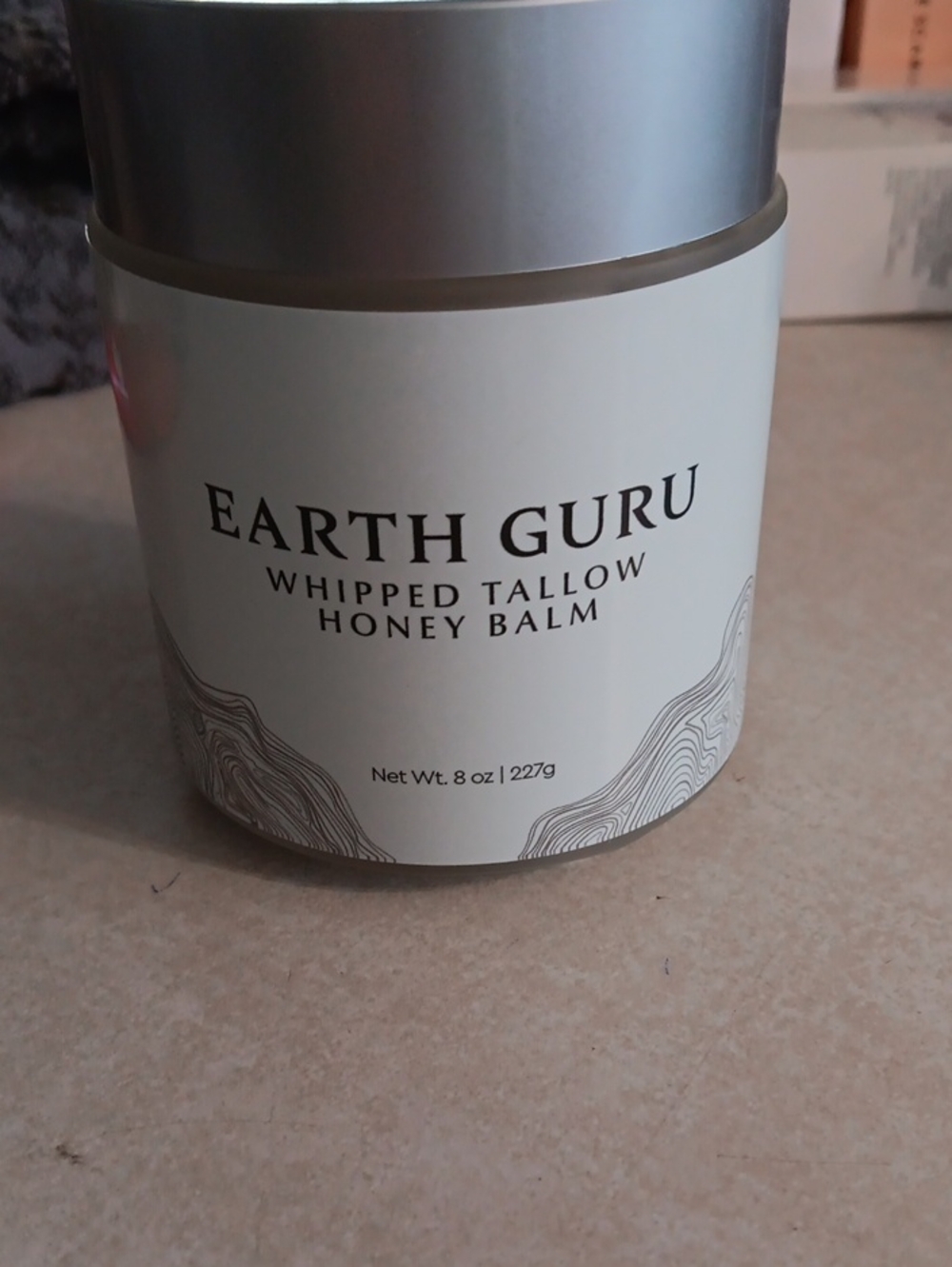 Earth Guru Whipped Tallow Honey Balm. 8oz.